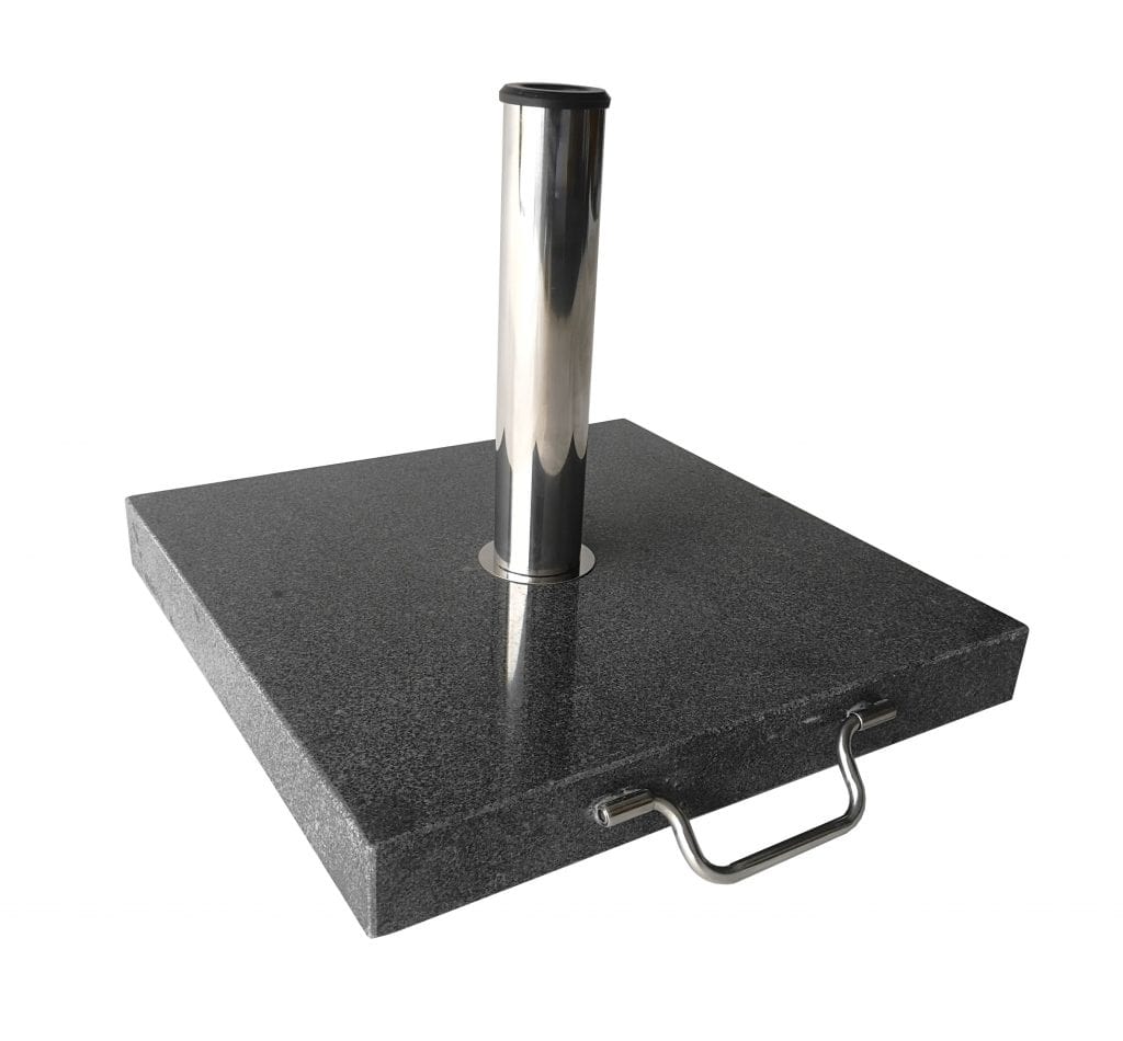 Set senčnika Riva R-250cm Antracit + podstavek + ponjava