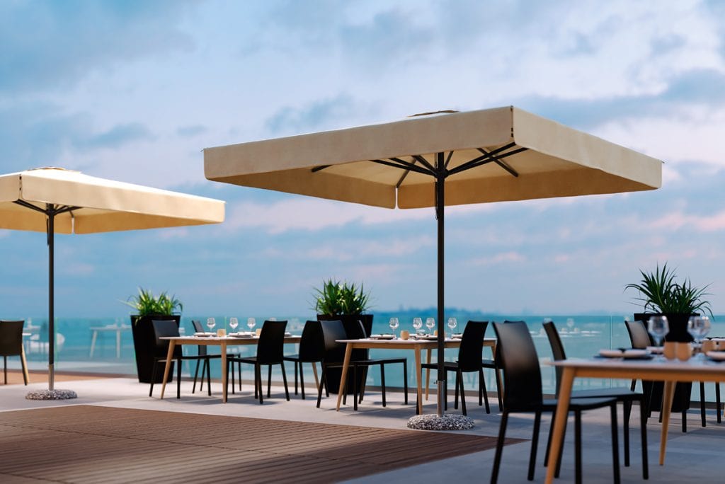 Senčniki Dolomiti – alu konstrukcija