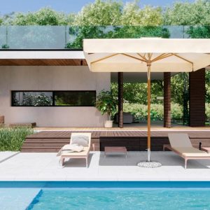 Leseni senčnik Dolomiti