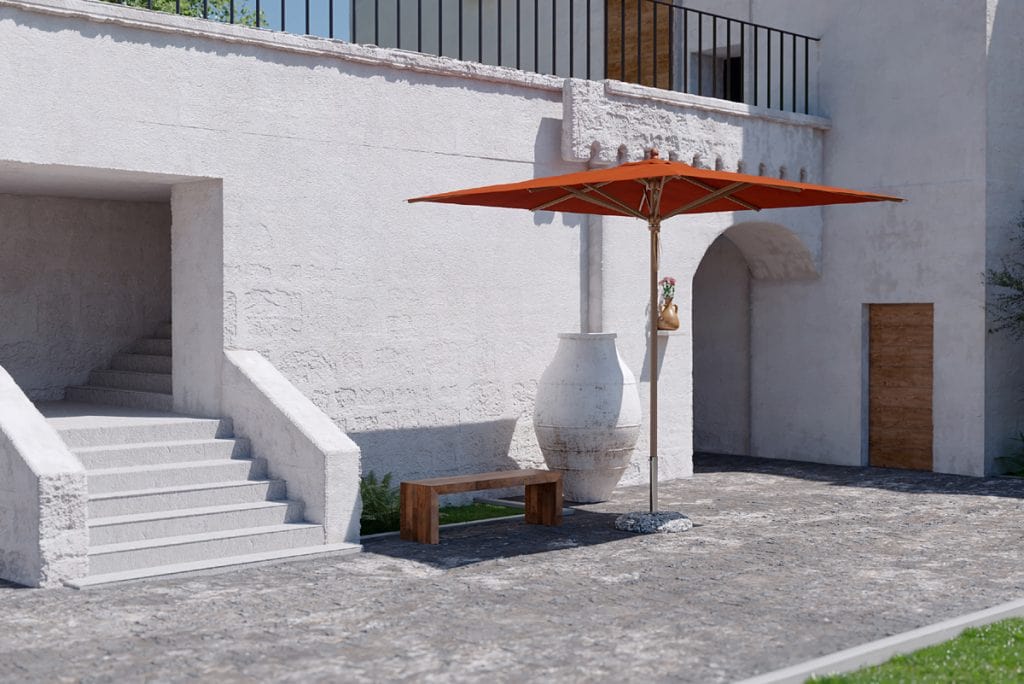 Leseni vrtni senčniki Petrarca