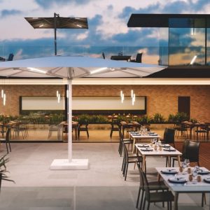 Veliki senčnik Leonardo – alu konstrukcija