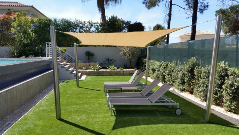 Senčno Jadro Coolfit 360x360x360cm Ecru