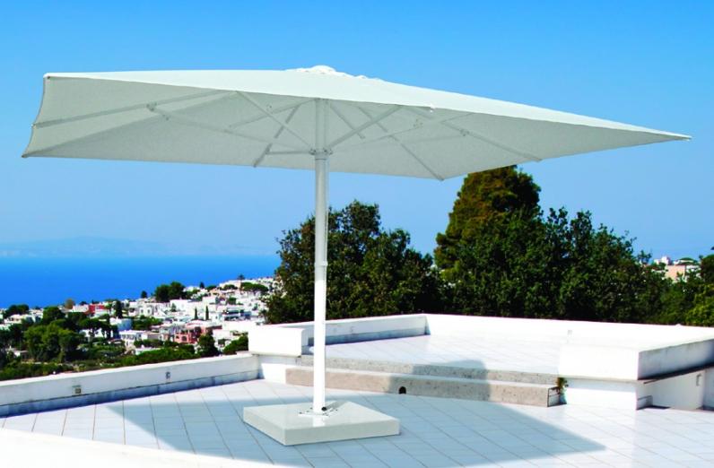 Veliki senčnik Leonardo – alu konstrukcija