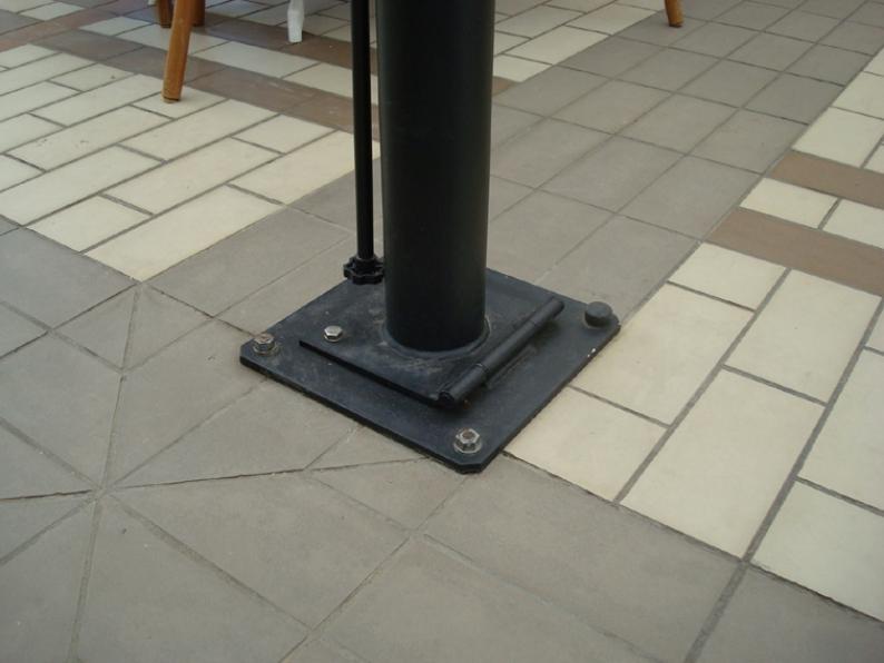 Veliki senčnik Leonardo – alu konstrukcija