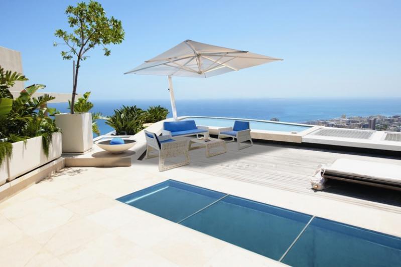 Vrtni senčniki Saturno – ALU konstrukcija