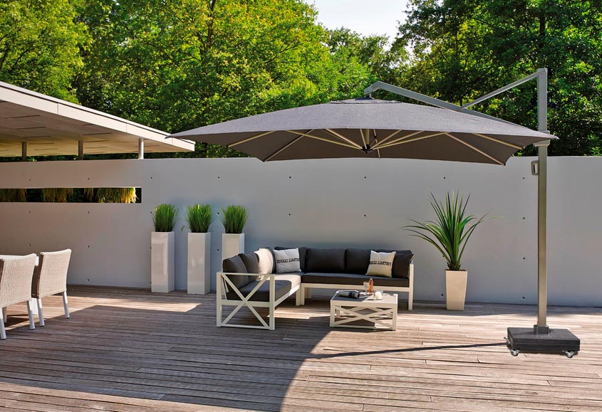 Senčnik Icon 350x350cm Faded Black