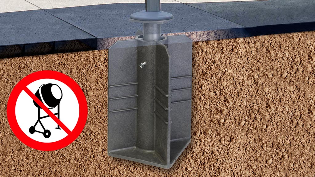 Podstavek za vkop - In ground base