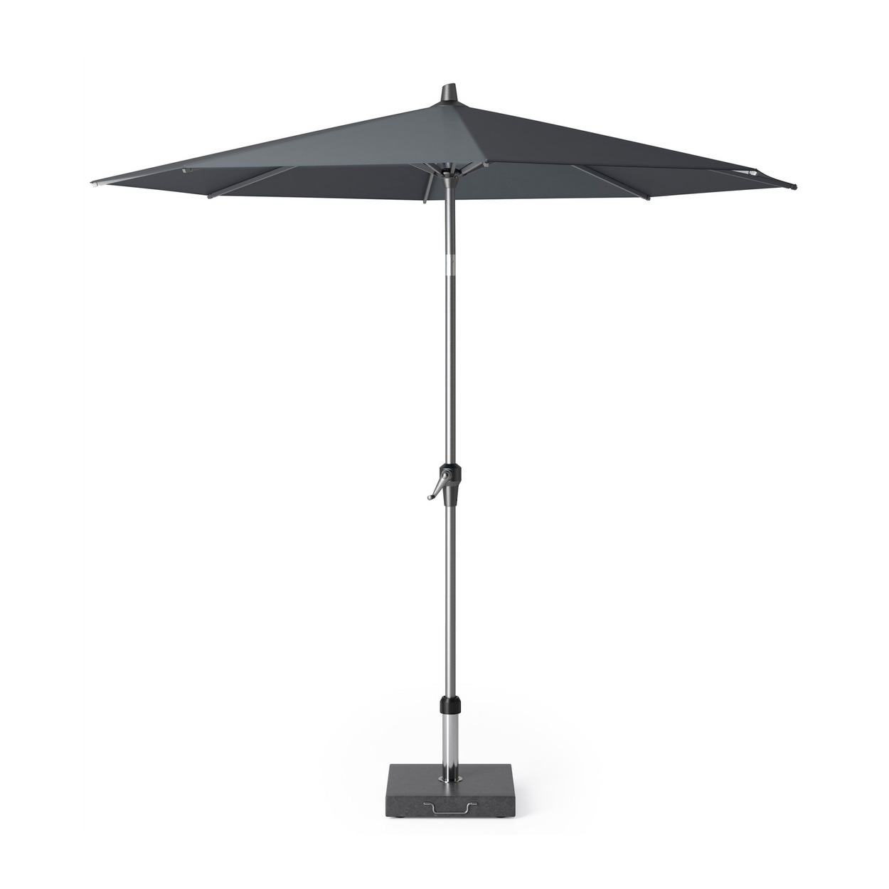 Set senčnika Riva R-250cm Antracit + podstavek + ponjava