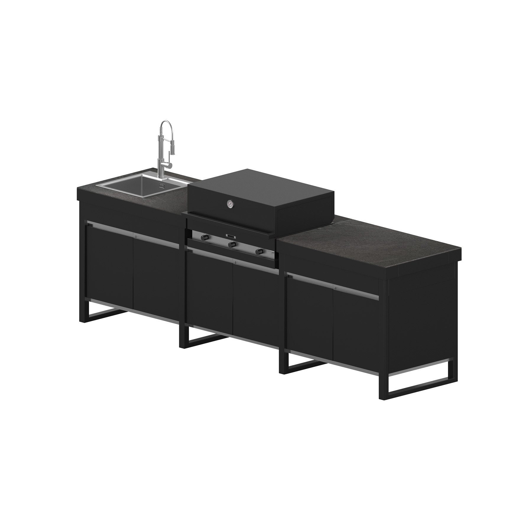 Letna kuhinja Lares Obsidian 2830