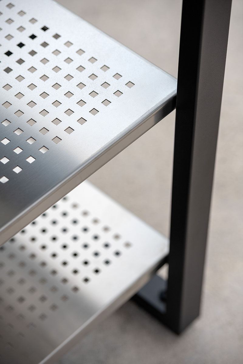 Letna kuhinja Lares Obsidian Inox PRO