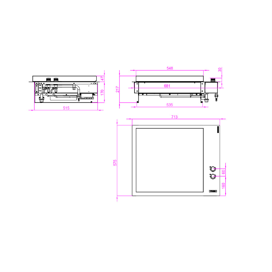Vgradni žar FGB 500