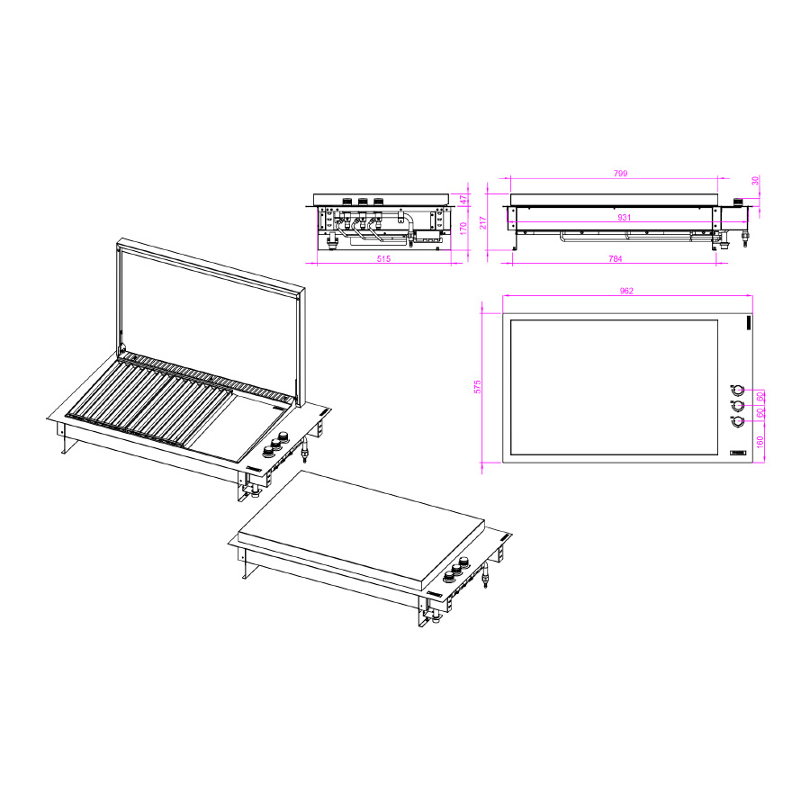 Vgradni žar FGB 750