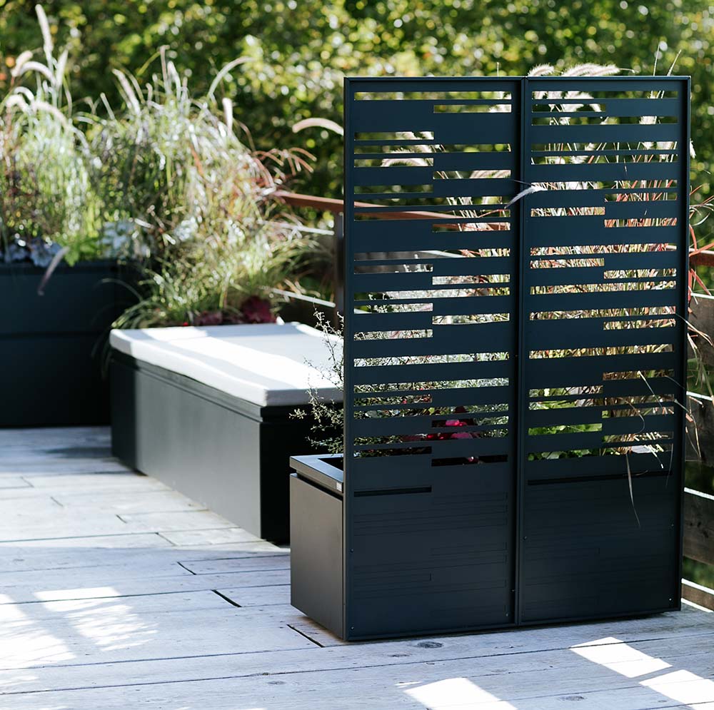 Dekorativna zunanja pregrada Bora Obsidian