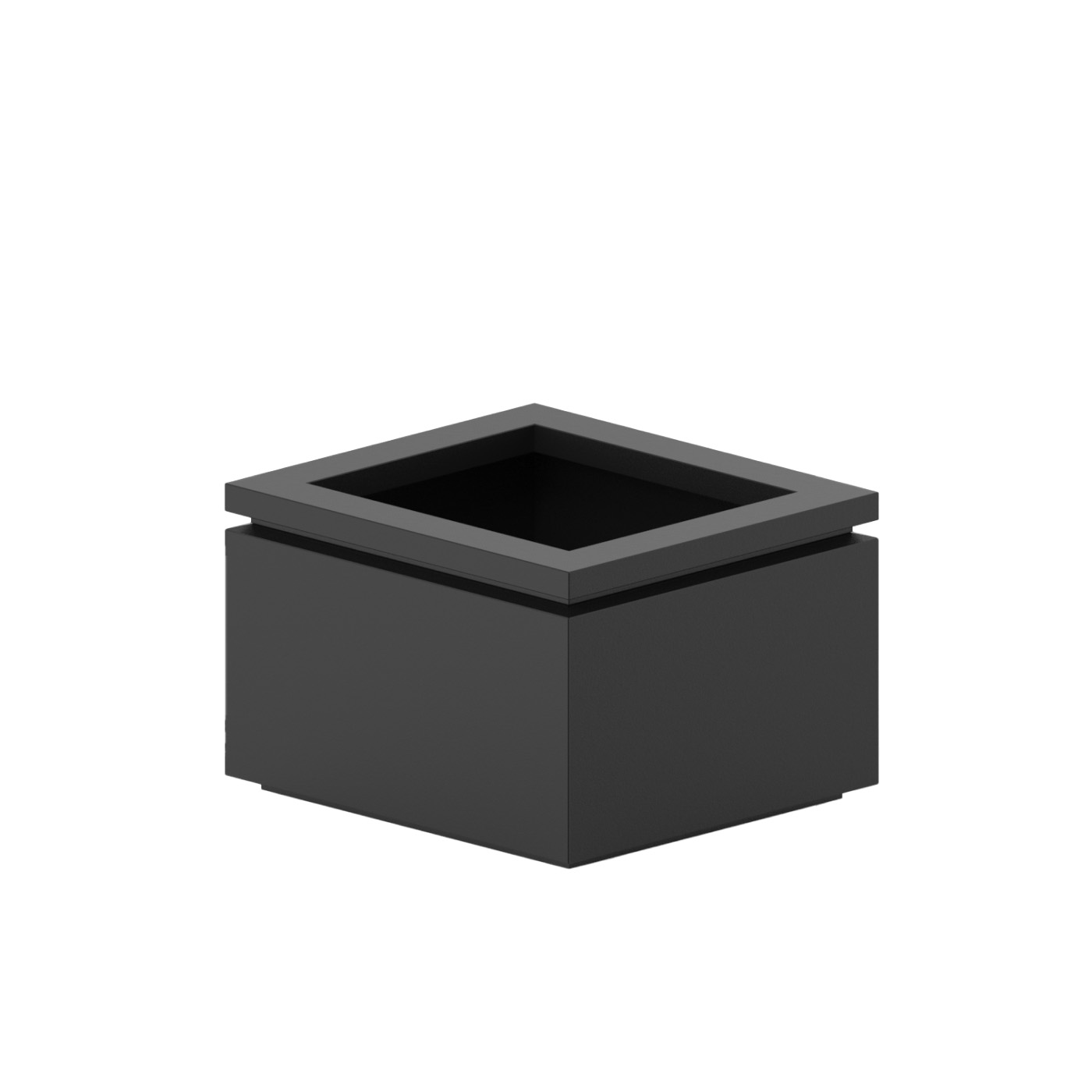 Korito za rože Tera 50x45x33 Obsidian