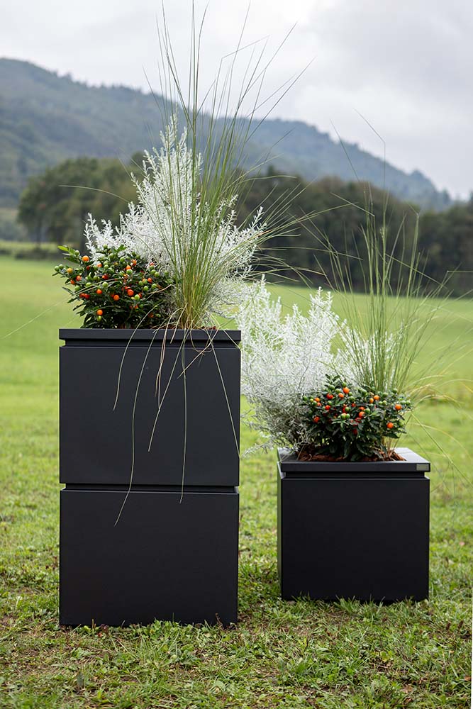 Korito za rože Tera 50x45x33 Obsidian