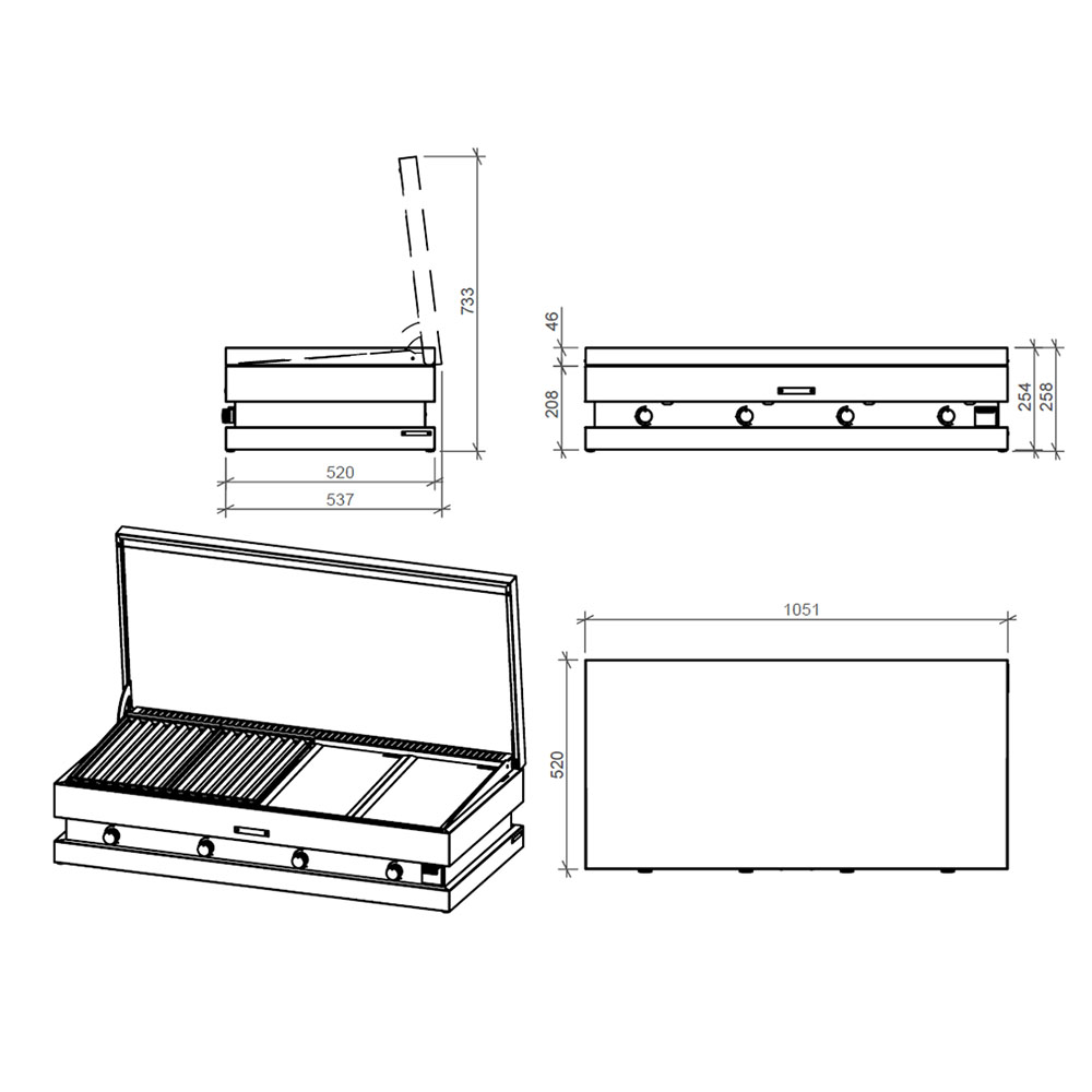 Plinski žar FGA 1000