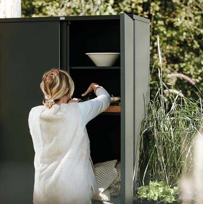 Vrtna omara Aiva 100 Obsidian