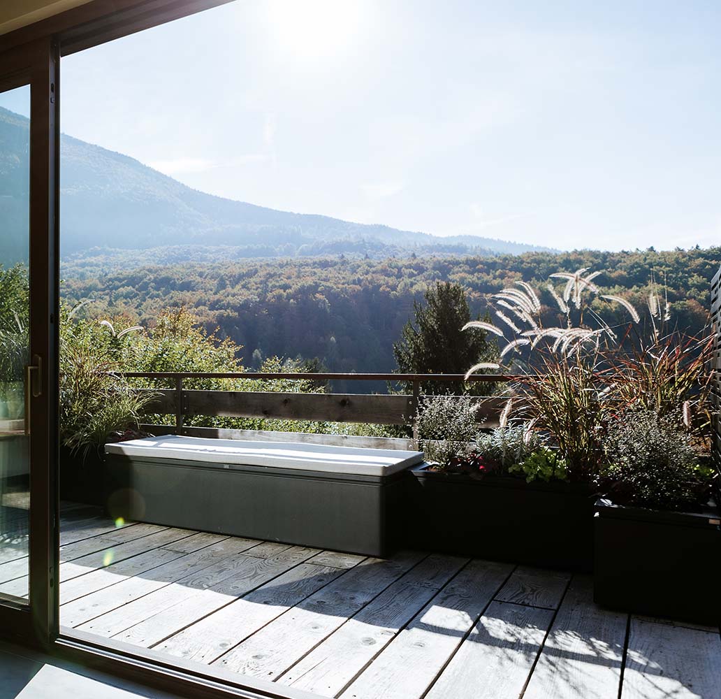 Zaboj za shranjevanje Aiva 150x45x33 Obsidian