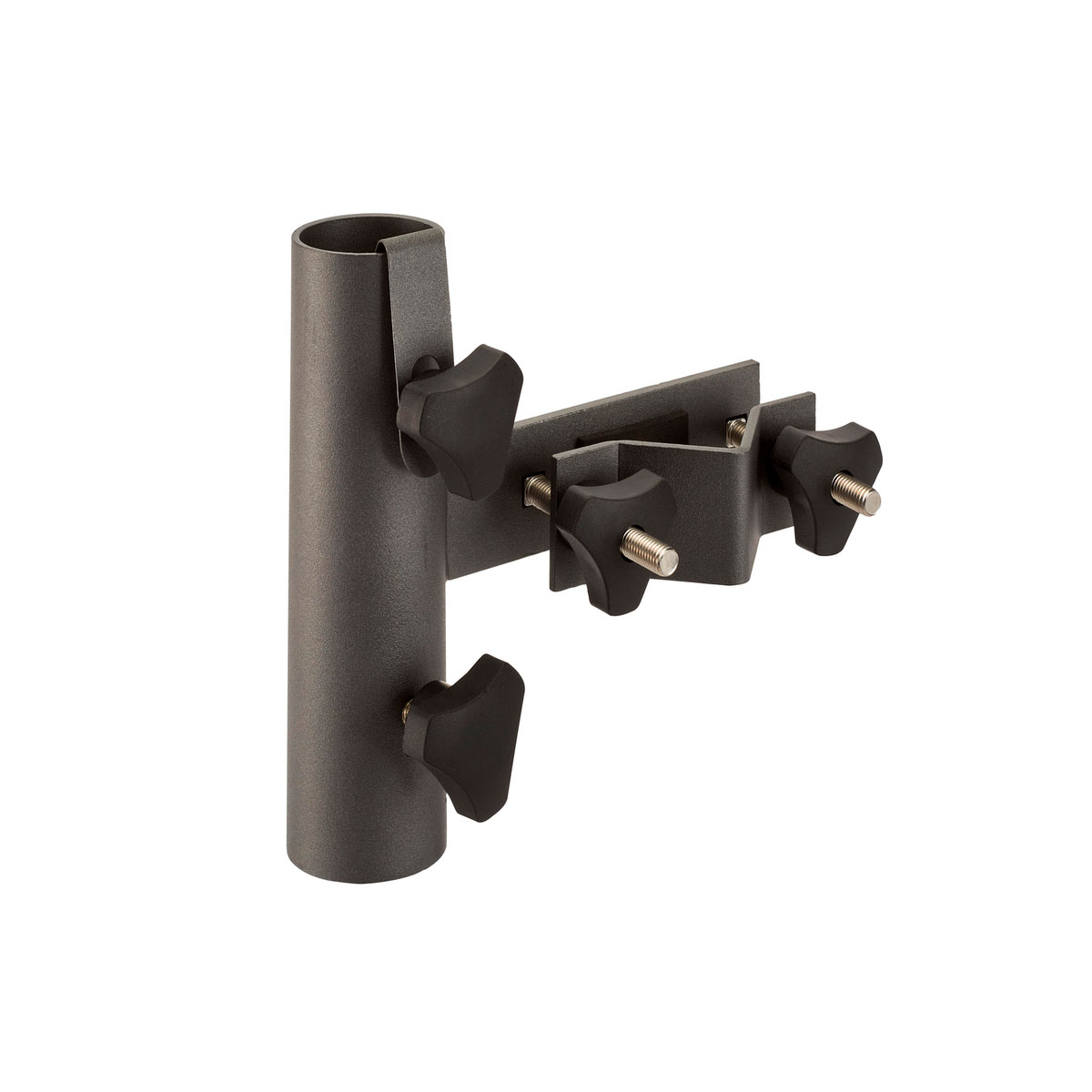 Balkonski nosilec senčnika za vertikalno okroglo ograjo