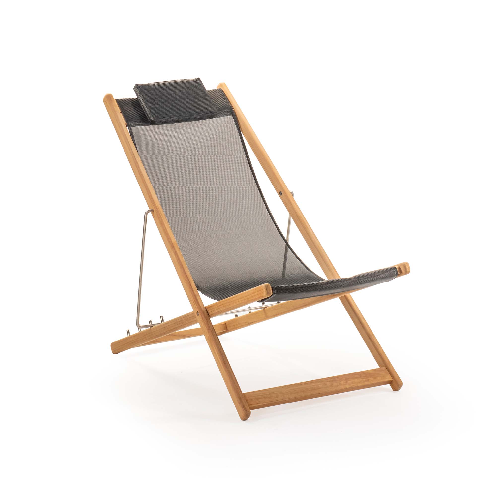 Zložljiv ležalnik Easy Black