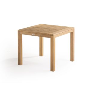 lesena kvadratna vrtna miza